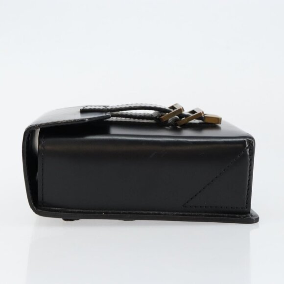 LOUIS VUITTON Pister Shoulder Bag Leather Black - Picture 7 of 14